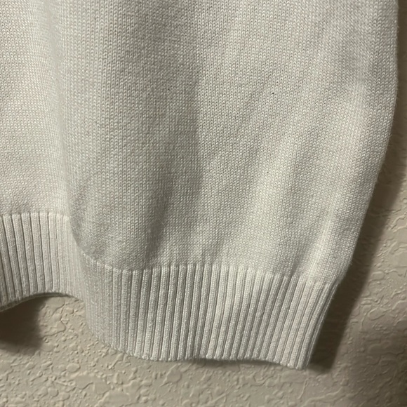 Men’s Lavane White turtleneck sweater - Picture 5 of 6